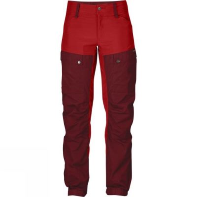 Pantalones Fjallraven Keb Mujer Rojas Oscuro - Chile TIA261985